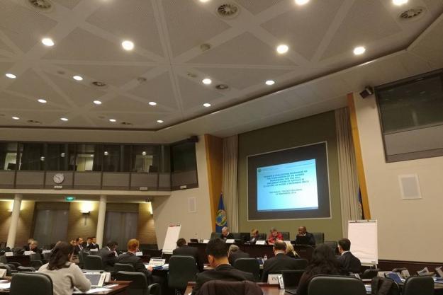 Attendees at the Review and Evaluation Workshop of the Components of an Agreed Framework for the Full Implementation of Article XI, which was held on 22 November 2016 at OPCW HQ.