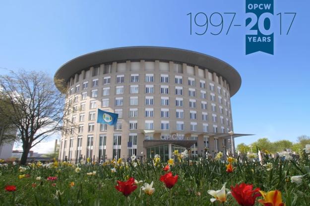 OPCW Headquarters. The OPCW will celebrate its 20th Anniversary this April.