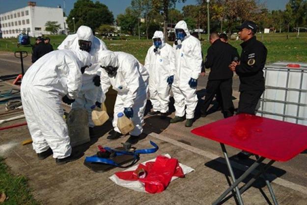 Participants at the Sixth Regional Advanced Assistance and Protection Course on Chemical Emergency Response for States Parties in Latin America and the Caribbean