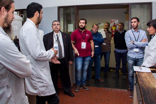 Participants on a course on chemical safety and security management in laboratories for member states in the Latin America and Caribbean region