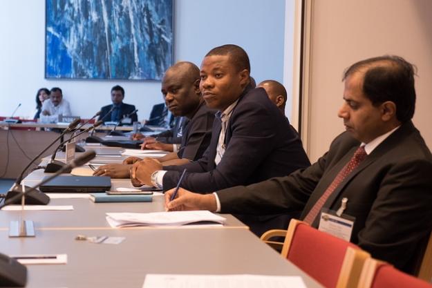 Participants at a training-of-trainers course held at OPCW Headquarters.