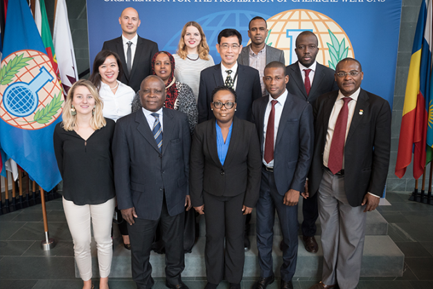 Participants from the Internship Programme for Legal Drafters and National Authority Representatives held in The Hague from 7 to 11 August