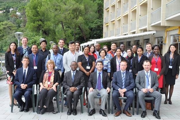 Participants from Policy and Diplomacy for Scientists workshop that was held in Trieste, Italy from 12-15 September 2017