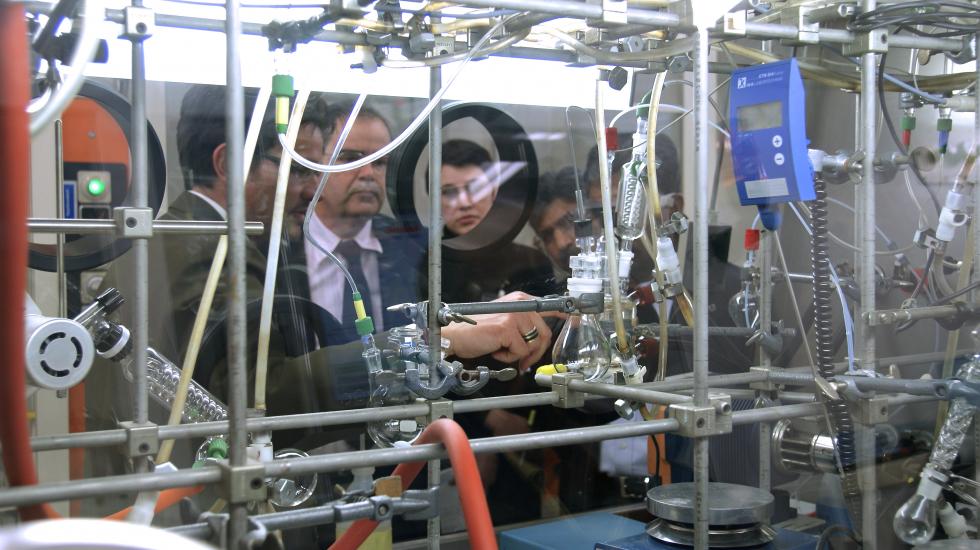 Laboratory Equipment on Display