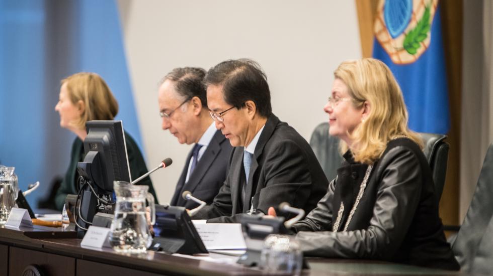 The Chairperson of the Conference of States Parties, H.E. Mr Yun-young Lee of the Republic of Korea