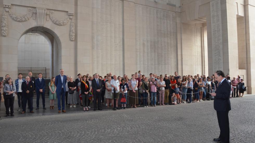 DG at Menin Gate