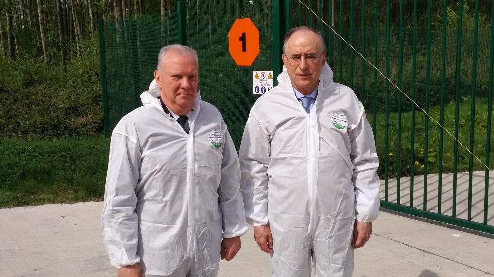 Director-General visits the demilitarisation plant at Poelkapelle