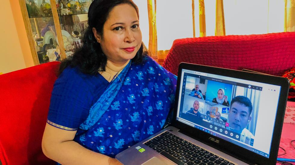 Participant at online Peaceful Uses of Chemistry Forum