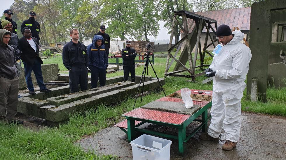 Participant during a specialised training course in Częstochowa, Poland