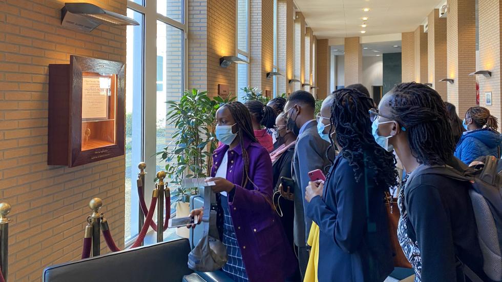 Four groups of students from Strathmore University in Kenya visited the OPCW
