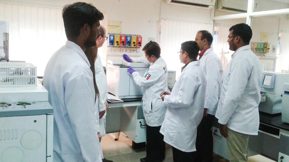 Participants at the Analytical Chemistry Course in Hyderabad
