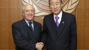 UN Secretary General Meets OPCW Director-General (UN photo) 