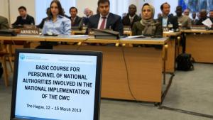 Participants in the Basic Course for National Authorities which took place in The Hague from 12 to 15 March 2013.