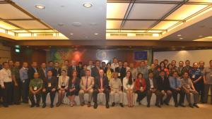 OPCW staff and attendees at the Consequence Management Table Top Exercise in Indonesia
