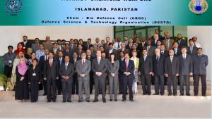 Participants at the Third International Course on Assistance and Protection against Chemical Weapons.