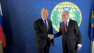 Director-General Ahmet Üzümcü met on 12 March 2014 with the Minister of Foreign Affairs of Russia, Mr Sergey Lavrov.