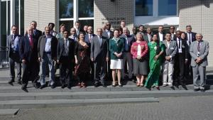OPCW staff and participants at a workshop on Article XI of the Chemical Weapons Convention, which was held at its headquarters in The Hague from 11 to 13 June 2014.