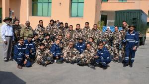 Participants at an advanced course on assistance and protection against chemical weapons for States Parties in the region known as the South Asian Association for Regional Cooperation (SAARC), and others, which was held in Islamabad from 27 to 31 October 2014.