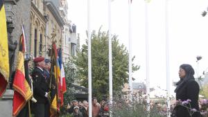 Deputy Director-General Grace Asirwatham at the 2014 Remembrance Armistice Day in Ieper, Belgium on Tuesday 11 November.