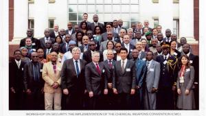 Participants at the Workshop on Defense, Security and the Implementation of the Chemical Weapons Convention (CWC).