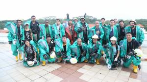 Participants at the The Fourth Regional Training Course on Emergency Response to Chemical Incidents for Asian States Parties, which was held in Singapore from 9 - 12 March 2015.