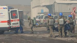 Participants at the Emergency Response Exercise on Assistance and Protection