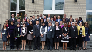 Participants at a Basic Course for National Authorities Involved in the Implementation of the Chemical Weapons Convention (CWC), which was held at OPCW Headquarters in The Hague from 14 to18 September 2015.