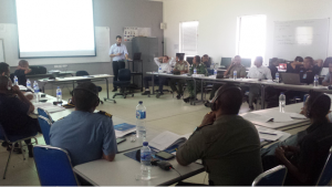 Participants at a National Awareness Workshop for Senior Decision Makers and Stakeholders in National Implementation of the Chemical Weapons Convention, which was held in Dili, Timor-Leste, from 22 to 25 September 2015.