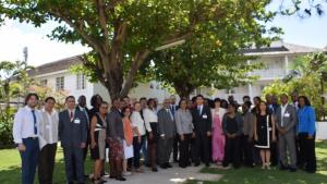 Participants at a Regional Training Course on the Technical Aspects of the Transfers Regime of the CWC held in Jamaica