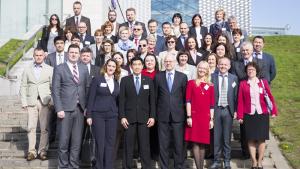 Participants at the first Regional Meeting on Education and Outreach in Eastern Europe, which took place from 4 to 5 May in Vilnius, Lithuania.