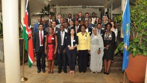Participants at a workshop on industrial chemical safety and security practices conducted by the Organisation for the Prohibition of Chemical Weapons (OPCW) in Nairobi, Kenya 5-7 September 2016.
