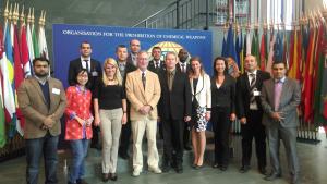 Participants at the first Laboratory Course on Analysis of Chemical Warfare Agents Samples. 