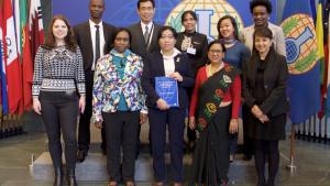 Participants at the Sixteenth Session of the Internship Programme for Legal Drafters and National Authority Representatives in The Hague.