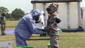 Participants at the 5th regional training course. Photo Credit:  CBRNe Unit, Sri Lanka Army