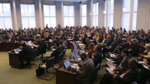 A meeting of the OPCW Executive Council.