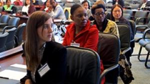 Participants at OPCW's Second Symposium on Women in Chemistry