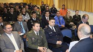 Participants at the basic regional course for first responders in Montevideo