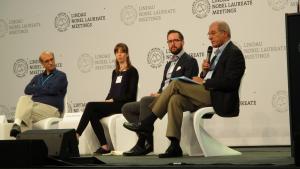 The Director-General of the OPCW taking part in a panel discussion at the Lindau Nobel Laureate Meeting 