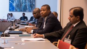 Participants at a training-of-trainers course held at OPCW Headquarters.