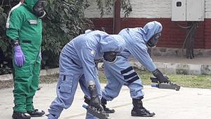 First Responders from Asia at a regional basic training course held in Kathmandu, Nepal