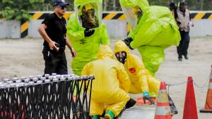 First Responders during a regional basic training course held in Panama City