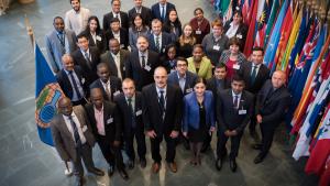Participants at the annual meeting of the National Authorities, which was held at OPCW headquarters in The Hague from 18–22 September 2017.