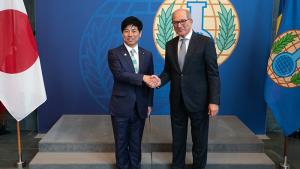 The State Minister of Foreign Affairs of Japan meeting the Director-General of the OPCW