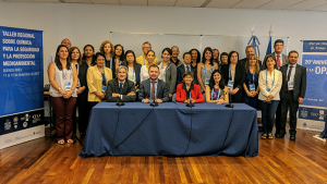 Member States from Latin America and the Caribbean (GRULAC) at a workshop on Chemistry for Safety, Security and Environmental Protection in Buenos Aires