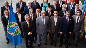 The Members of OPCW's Confidentiality Commission 7 May 2018.