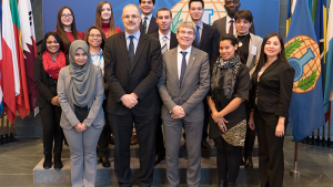 Participants at a OPCW capacity-building initiative for analytical chemists who work with customs services