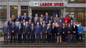 Participants at the second workshop on Schedule 1 facilities, the “Schedule 1 Users Forum” at Spiez Laboratory in Switzerland