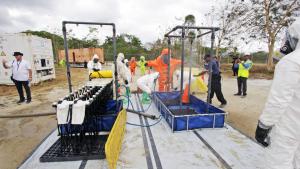 First Responders from Latin America and the Caribbean enhanced their capabilities in emergency response to chemical emergencies during a regional basic training course held in Panama City, Panama