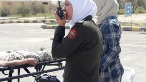 Participants at an Advanced and Exercise training course on Assistance and Protection against Chemical Weapons