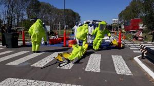 Participants at an Advanced Course on Managing Chemical Emergencies